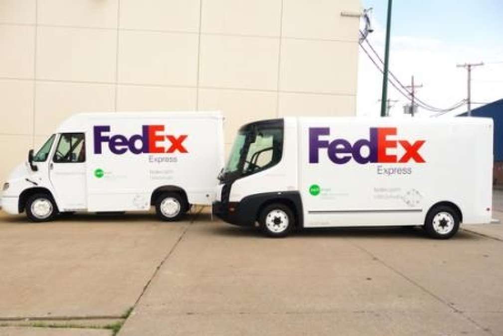 FedEx fuel efficient trucks