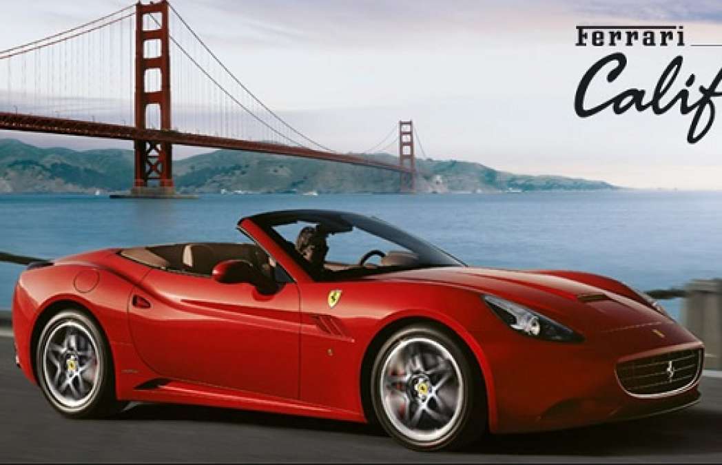 Paris Hilton gets Ferrari California