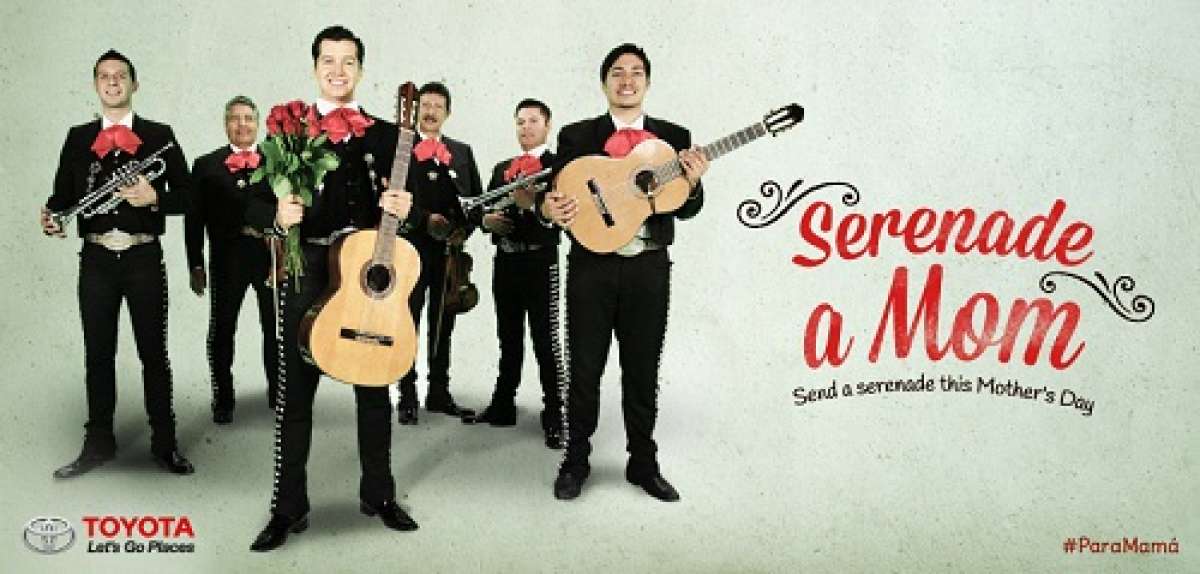Mariachi Monumental from Toyota's Serenade a Mom page. Courtesy of Toyota