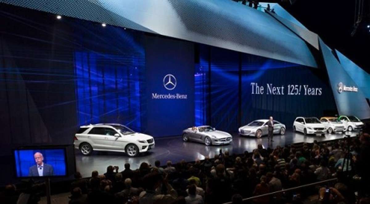 Mercedes CEO at Frankfurt Auto Show 2011