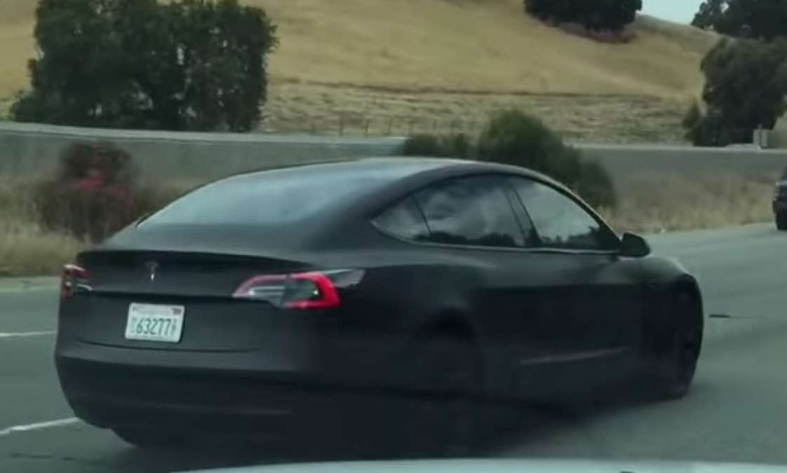 Tesla Model 3 Spyshot