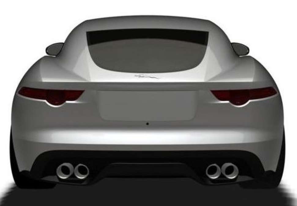 The back end of the new Jaguar F-Type Coupe