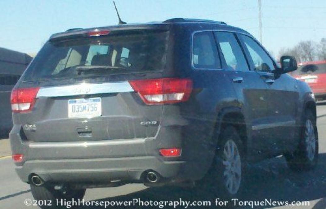 A Jeep Grand Cherokee disel test vehicle