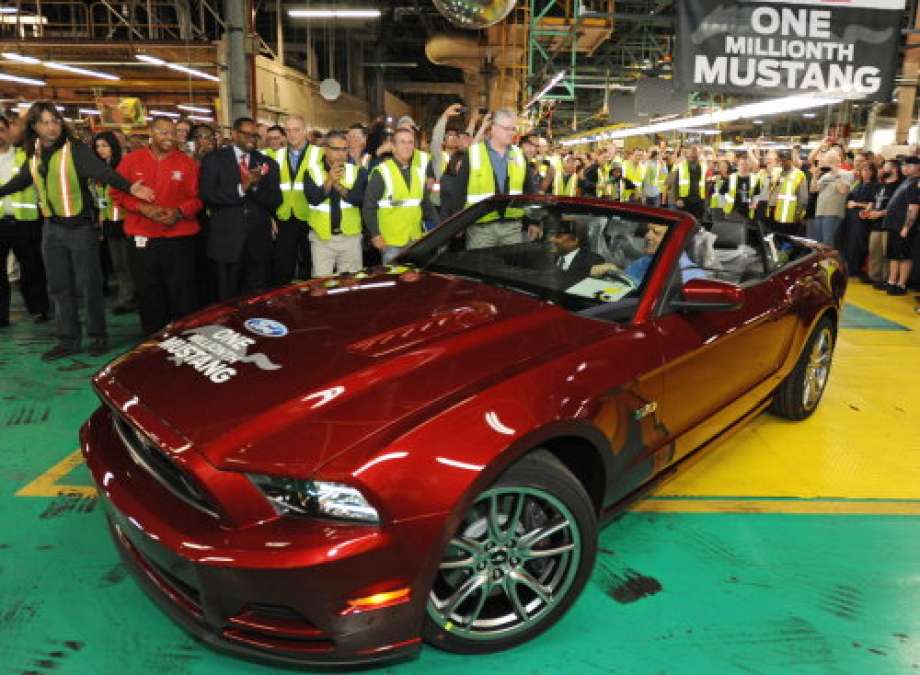 The 1 millionth Ford Mustang built in Flat Rock