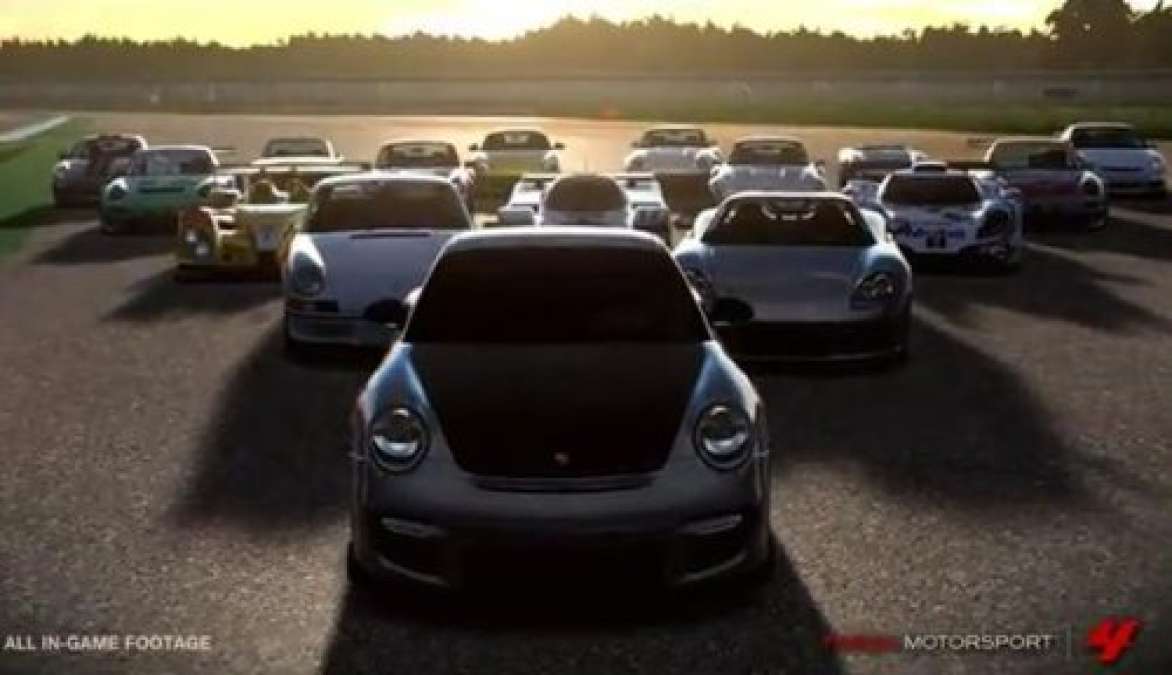Screenshot from the Porsche Expansion Pack video