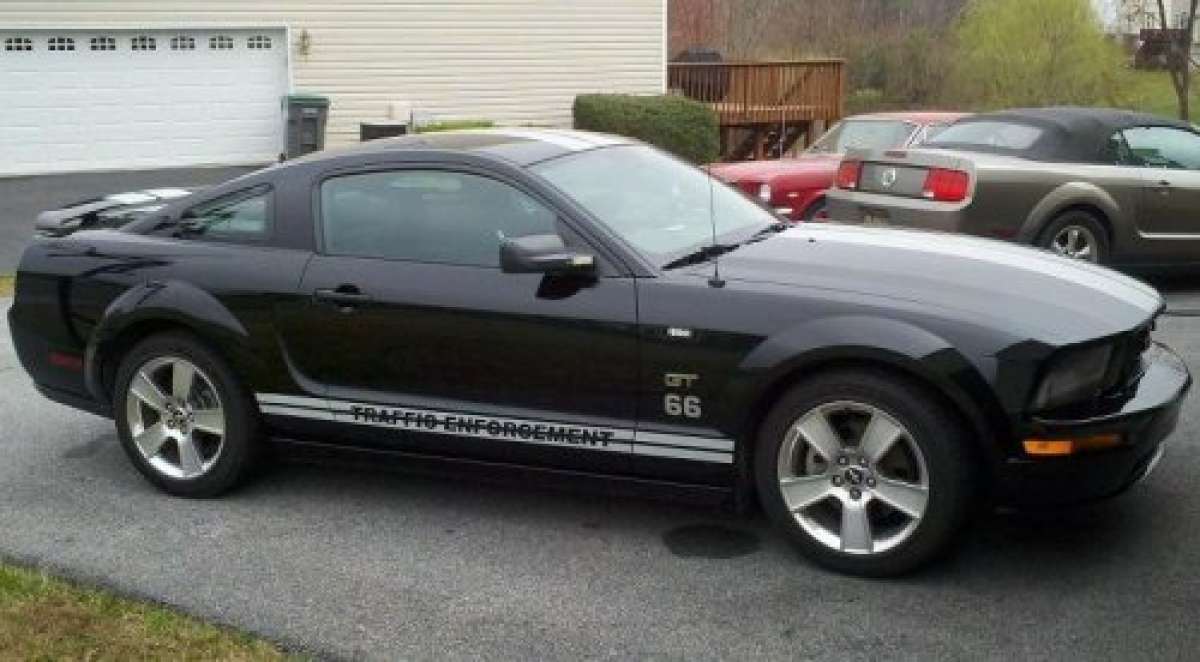 The 2006 Ford Mustang GT police car