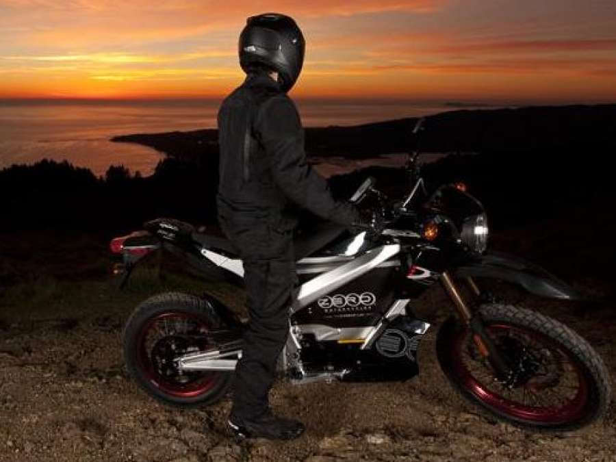 Electric Motorcycle Zero Motorcycle Sunset