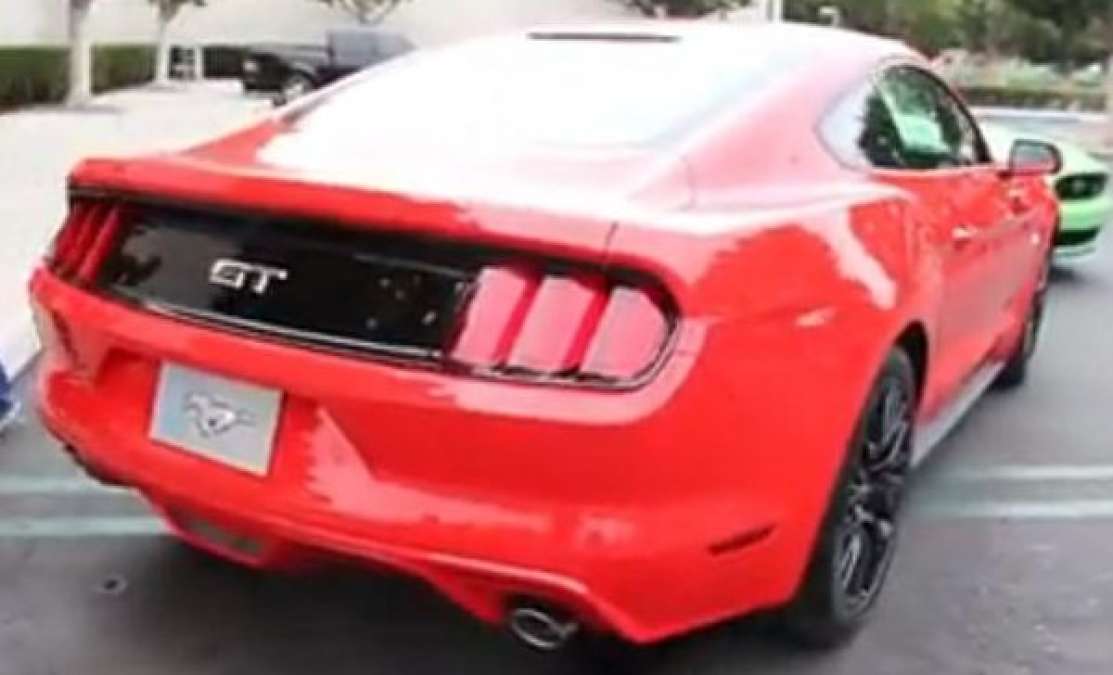 The 2015 Ford Mustang GT in action