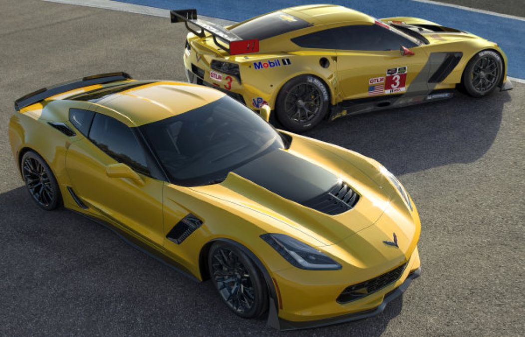 The 2015 Corvette Z06 and C7R