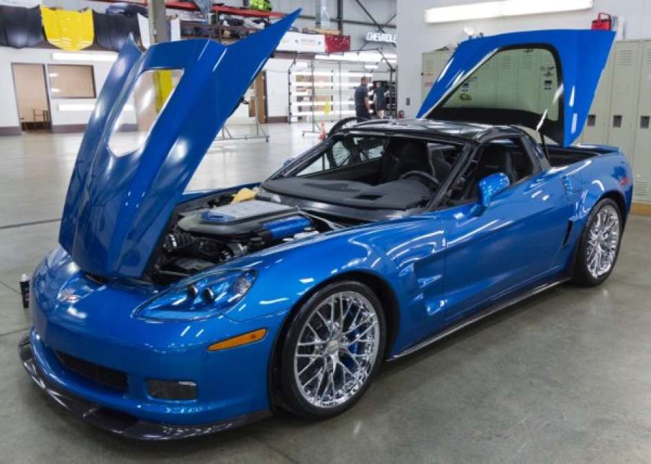 Blue Devil Corvette Restored