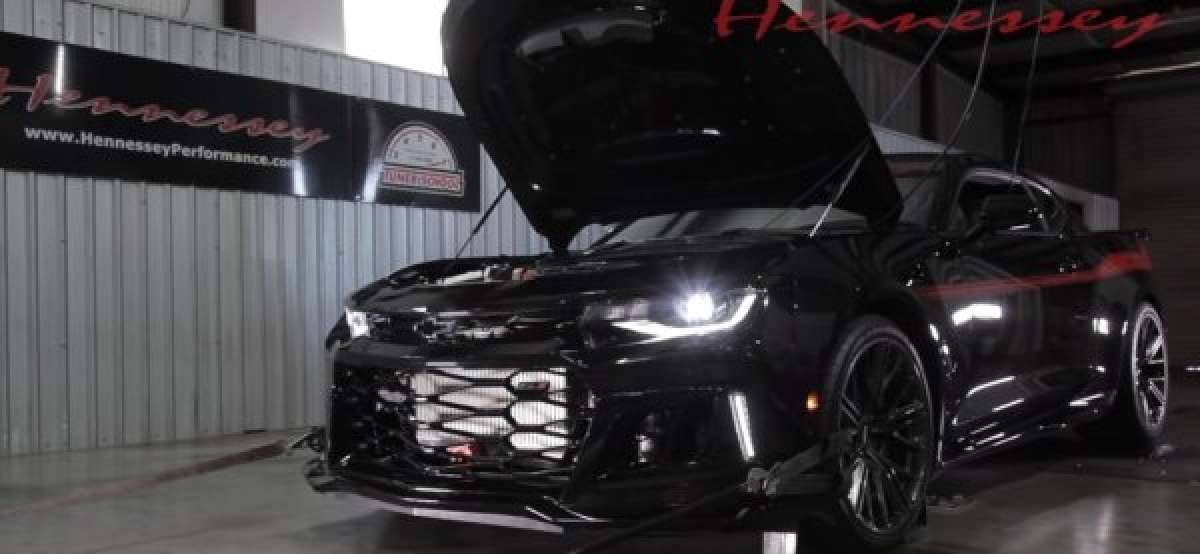 Hennessey Exorcist Camaro on the Dyno