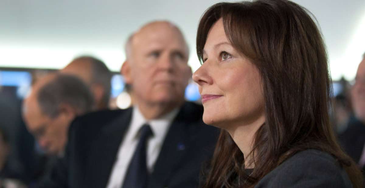 Mary Barra and Dan Akerson