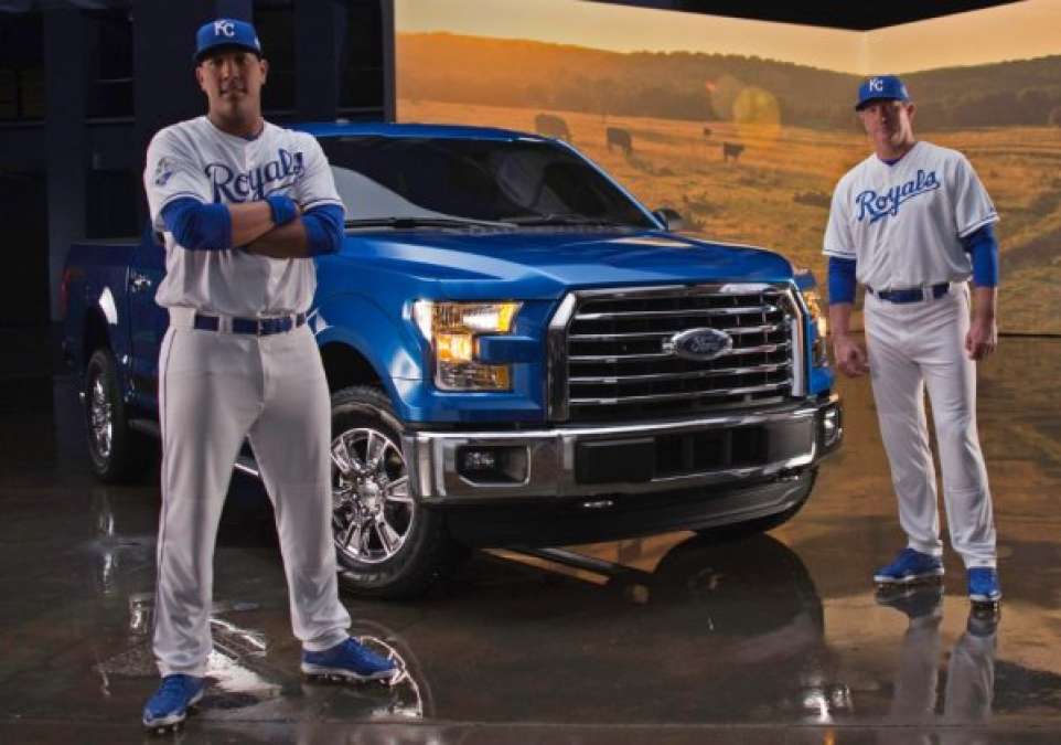 Saberhagen and Perez with the F150 MVP Edition