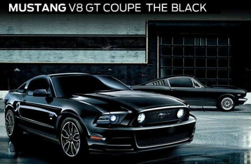 2014 Ford Mustang V8 GT Coupe The Black