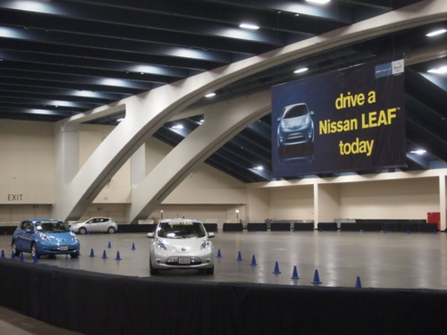 NIssan Leaf Drive Electric tour, 2011 SF Auto Show