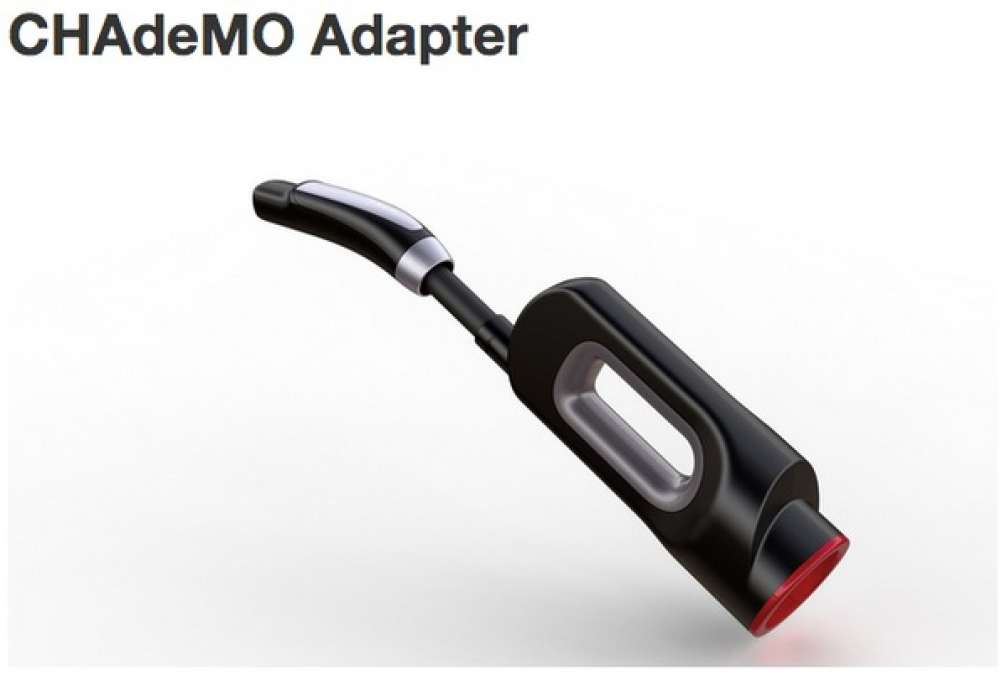 Tesla Model S CHAdeMO adapter
