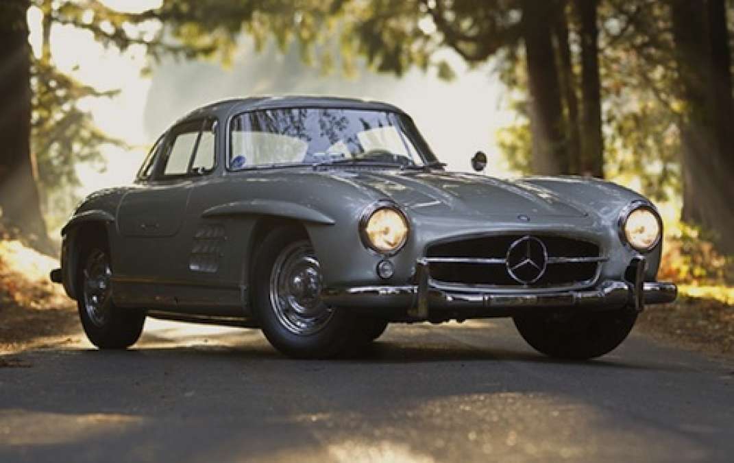 A one out of 29 rare Aluminum bodied 300 SL Gullwing