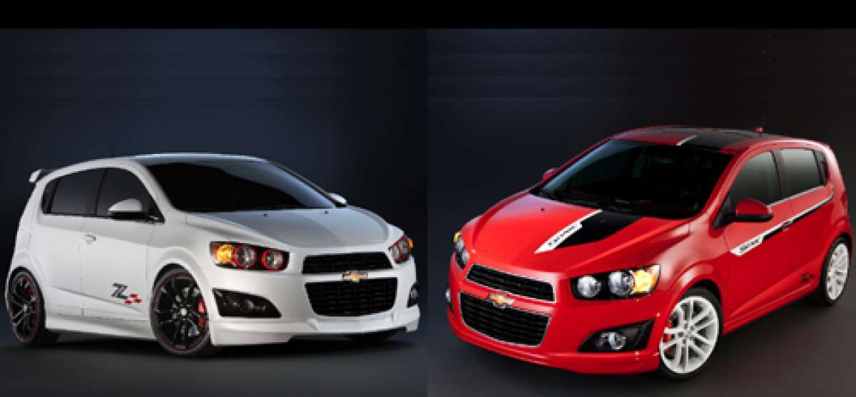 Two 2012 Chevrolet Sonics are being decked out for SEMA