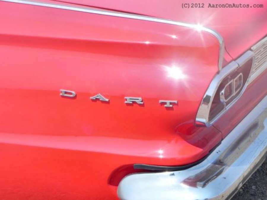 1965 Dodge Dart left-rear fender nameplate