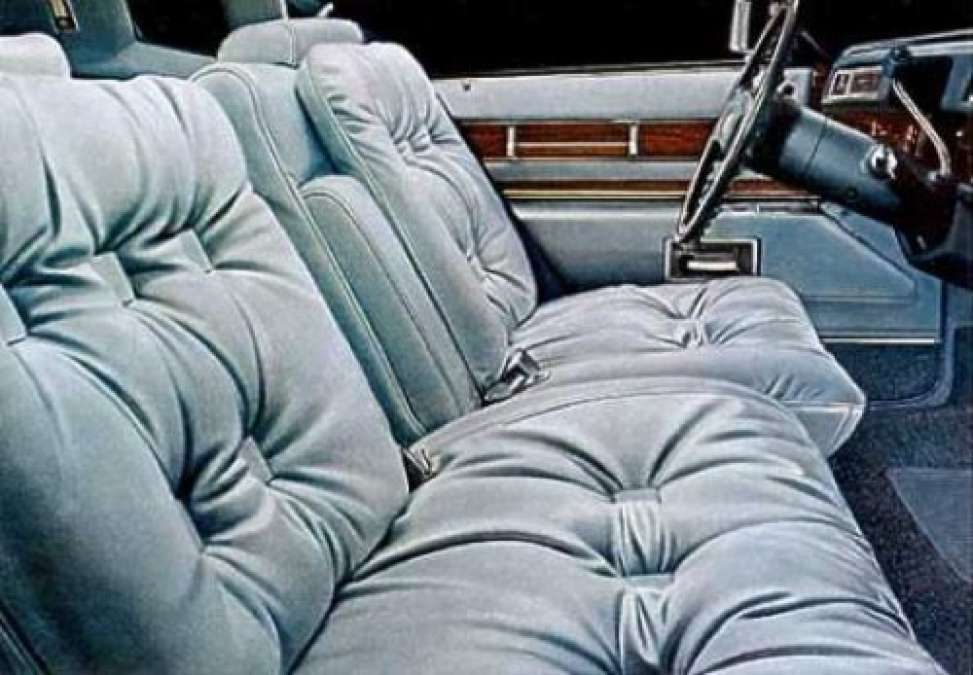 1978 Cadillac Eldorado padded leather seats