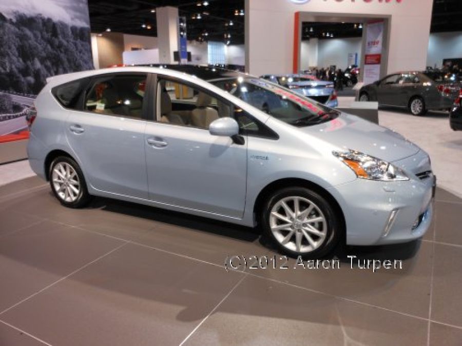 2012 Toyota Prius v at Denver Auto Show