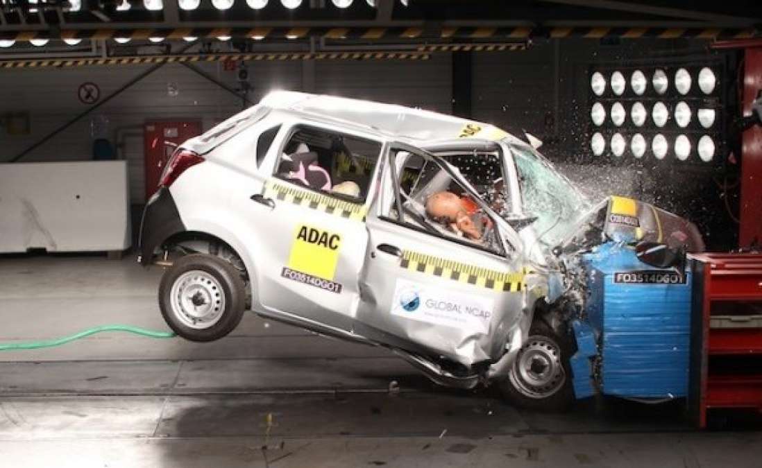 Datsun Go crash test