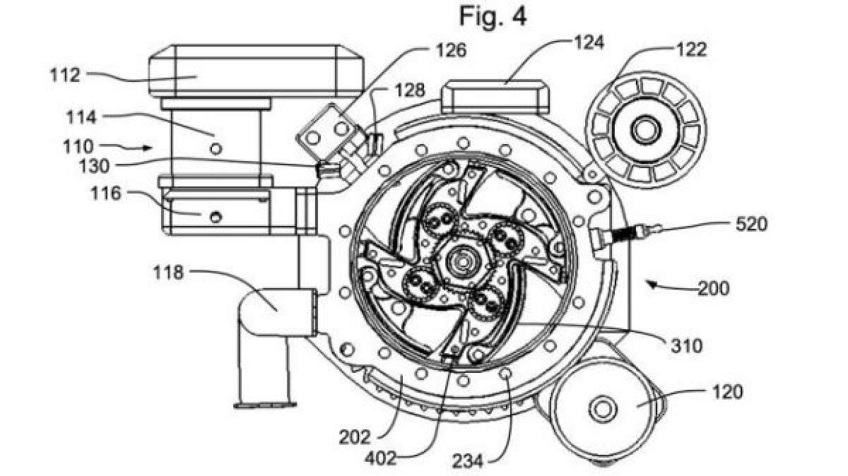GoTek Rotary Patent Drawing