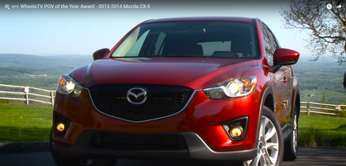 Mazda CX-5 Wins Wheels TV 2016 POV Award