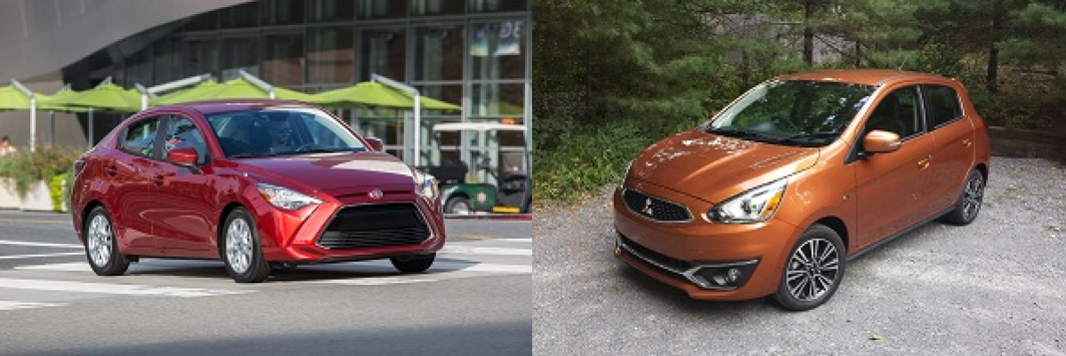 Comparison - 2017 Mitsubishi Mirage GT vs. Toyota’s Scion iA