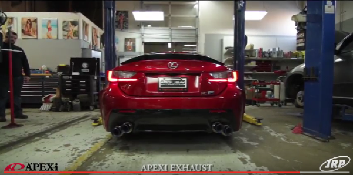 Owners modify Lexus RC F with exhaust and other parts.