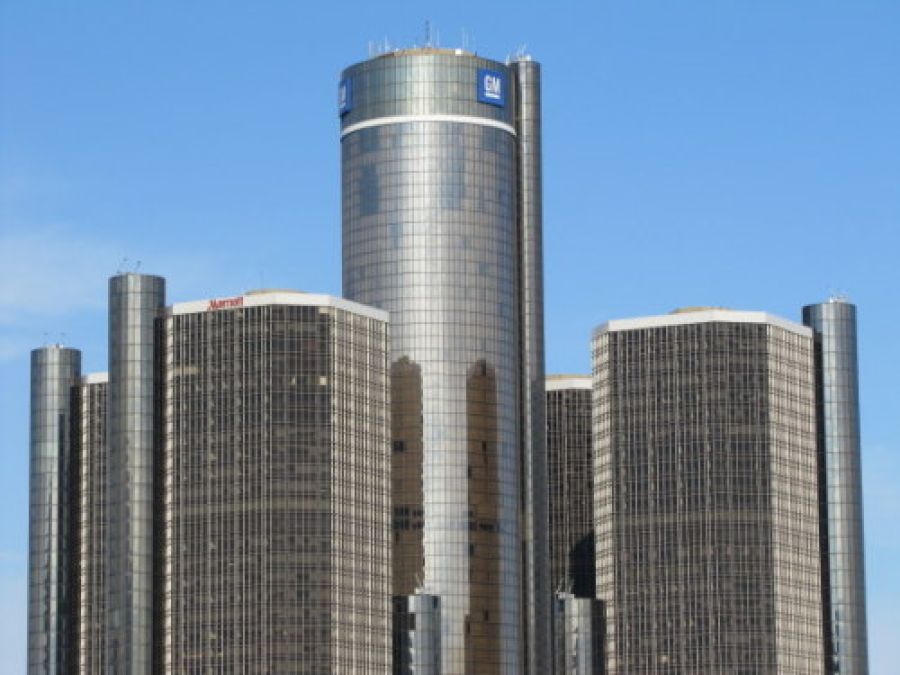 GM World HQ in Detroit