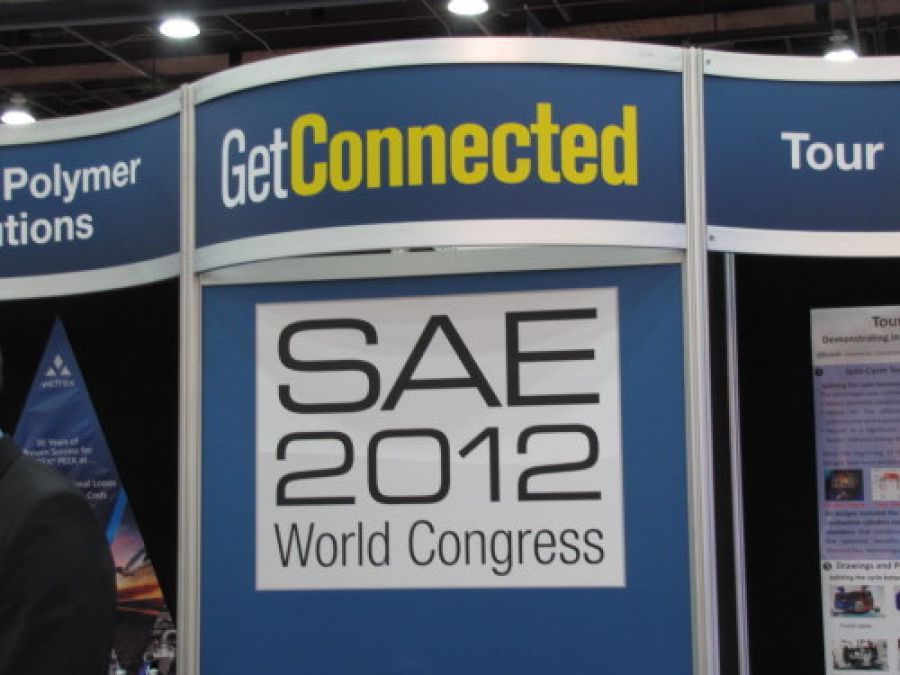 The theme at SAE World congress 2012 was Get Connected