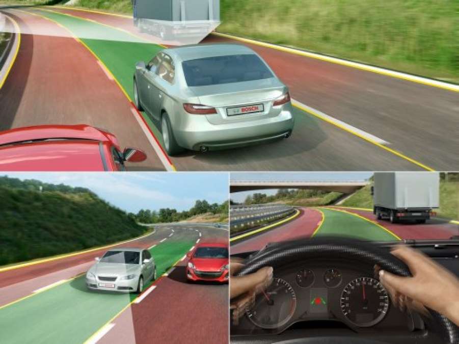 Lane Departure Warning (LDW) is just one of the many safety systems by Bosch