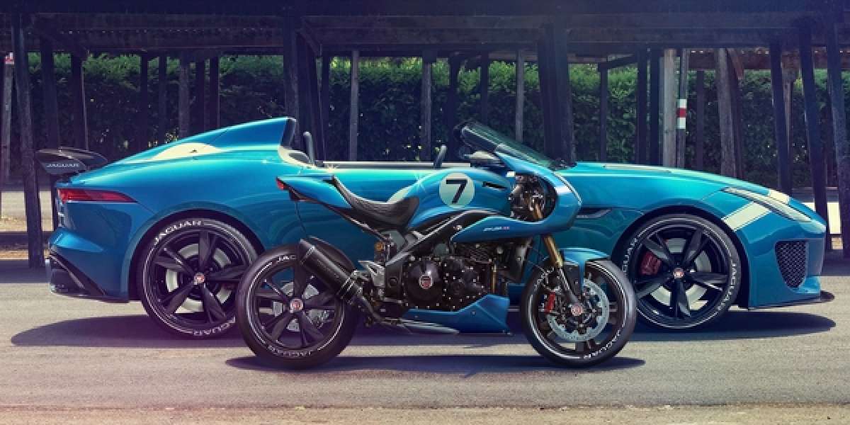 Jaguar's Project 7 F-Type and Project 7MC Motorcycle