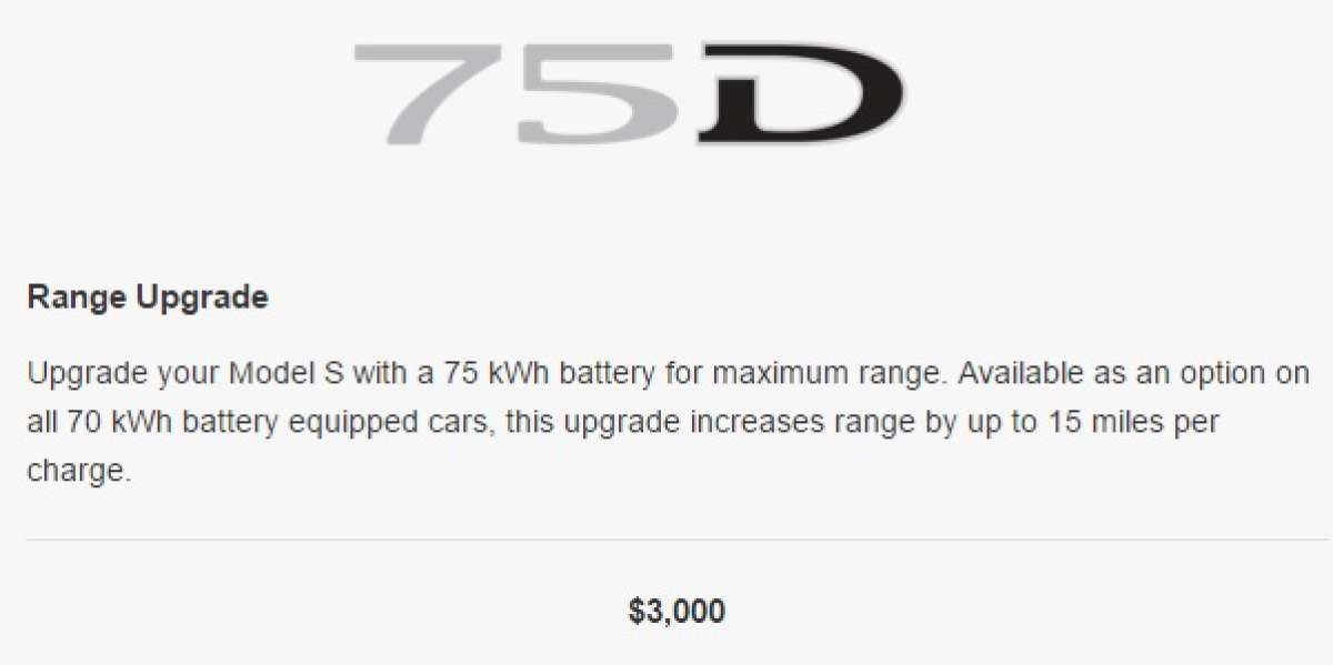 Tesla 70KW battery upgrade