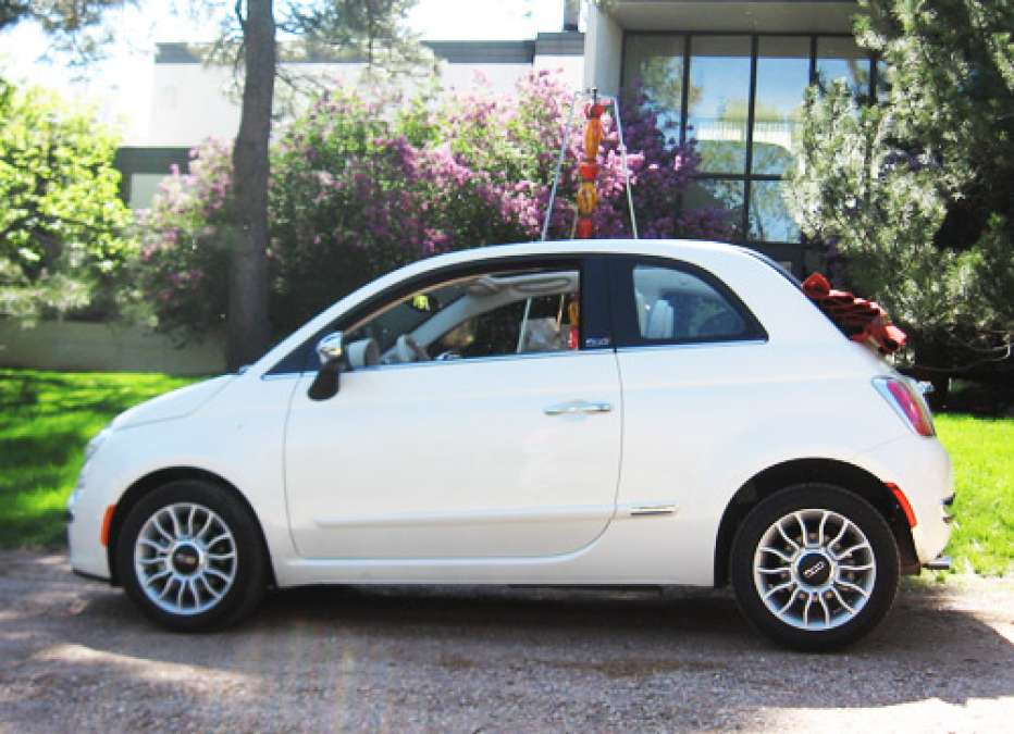 The tres chic 2012 Fiat 500 Cabriolet. Photo by Don Bain. 