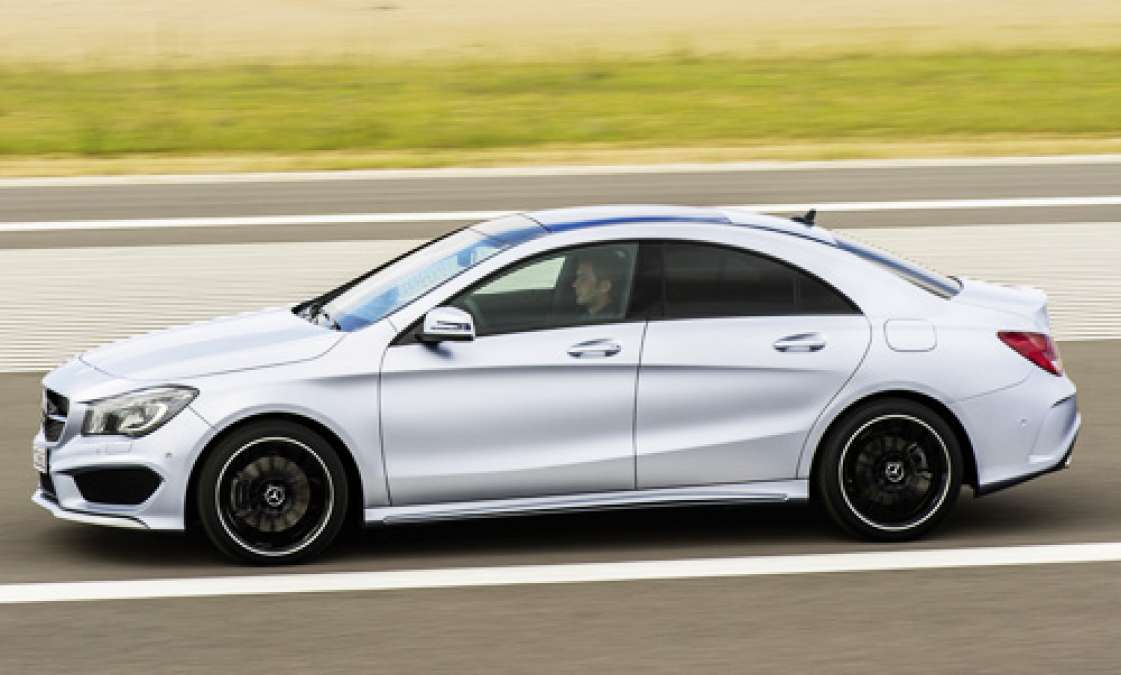 The 2014 Mercedes-Benz CLA 250. Image courtesy of MBUSA