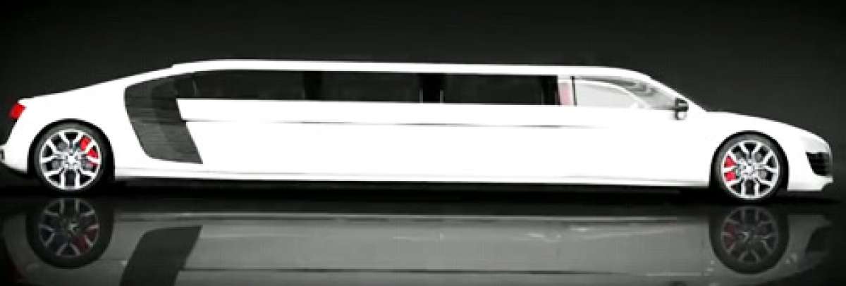 Audi R8 Limo Project video on YouTube