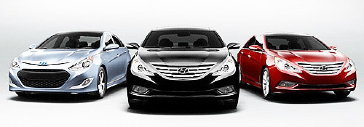 Hyundai is the leader in fleet average mpg thank to vehicle like the Sonata