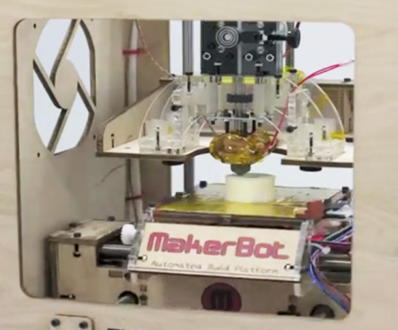 The 3D printer from Ford's video below.