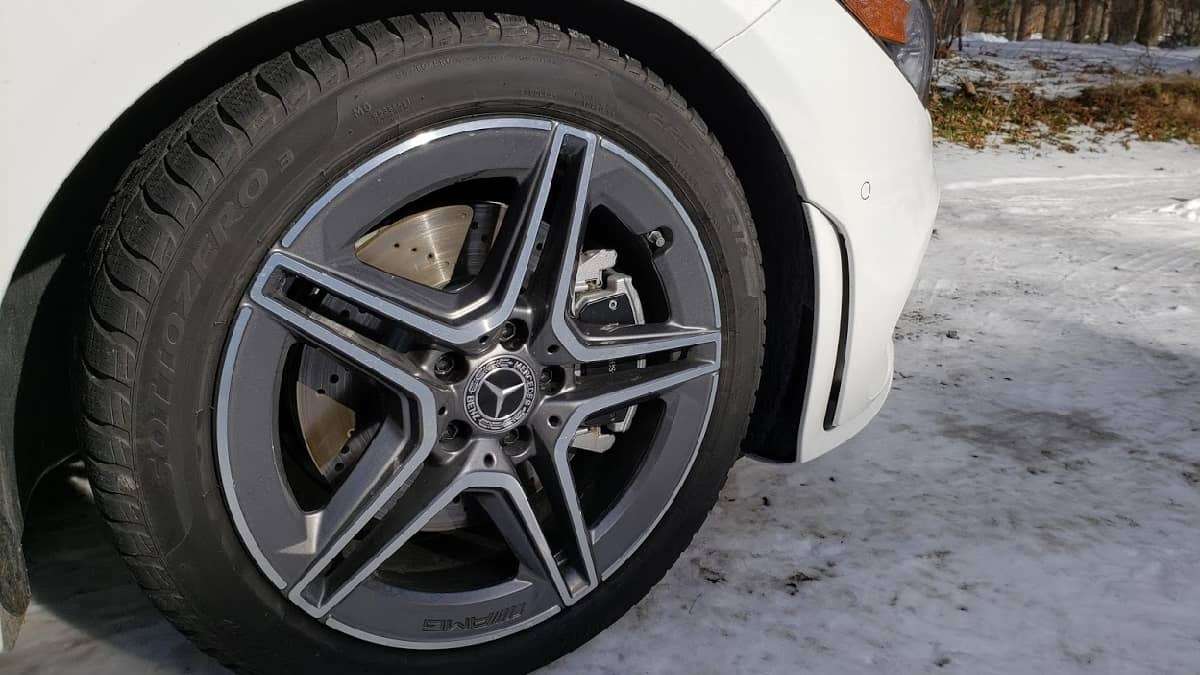 Pirelli Winter Sottozero 3 is the best winter snow tire. Shown On CLA250 4MATIC