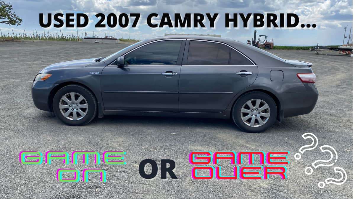 used 2007 Toyota Camry Hybrid grey