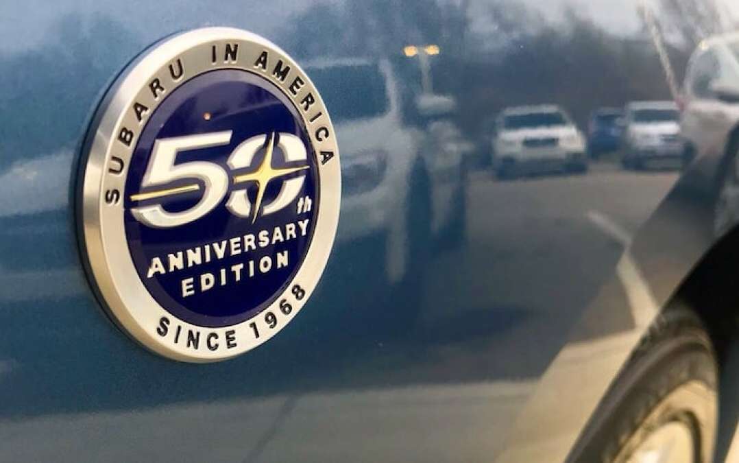 2018 Subaru Outback, 2018 Subaru Impreza, 50th anniversary models