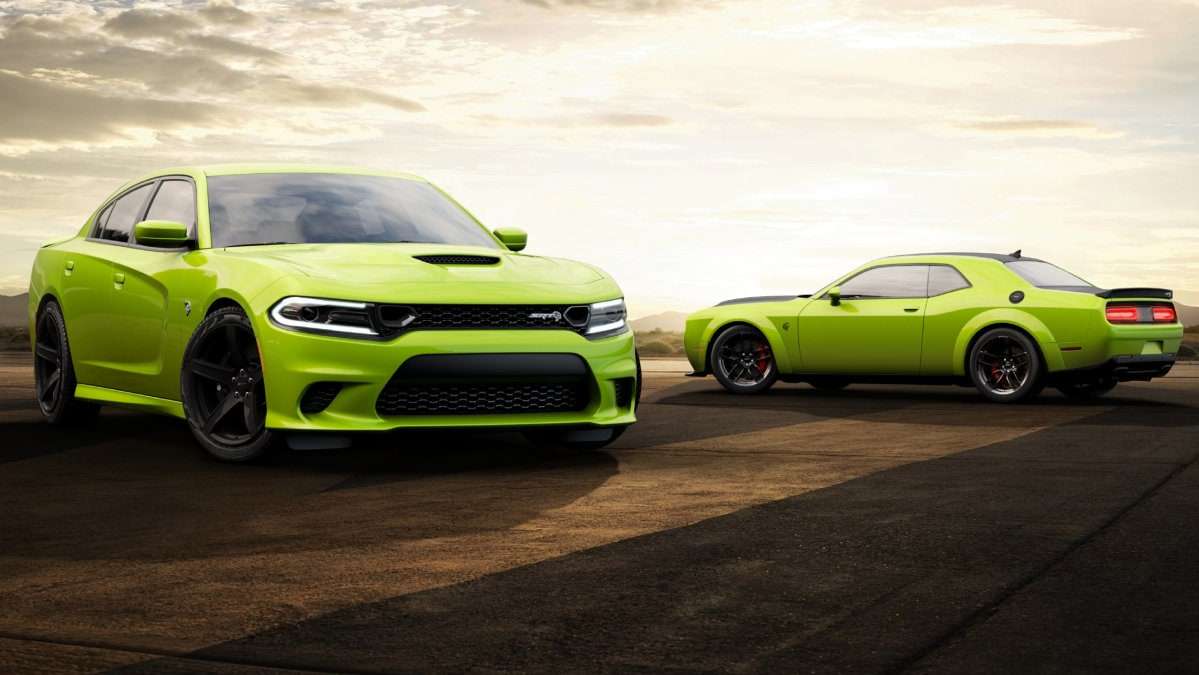 2019 Dodge Charger and Challenger in Sublime