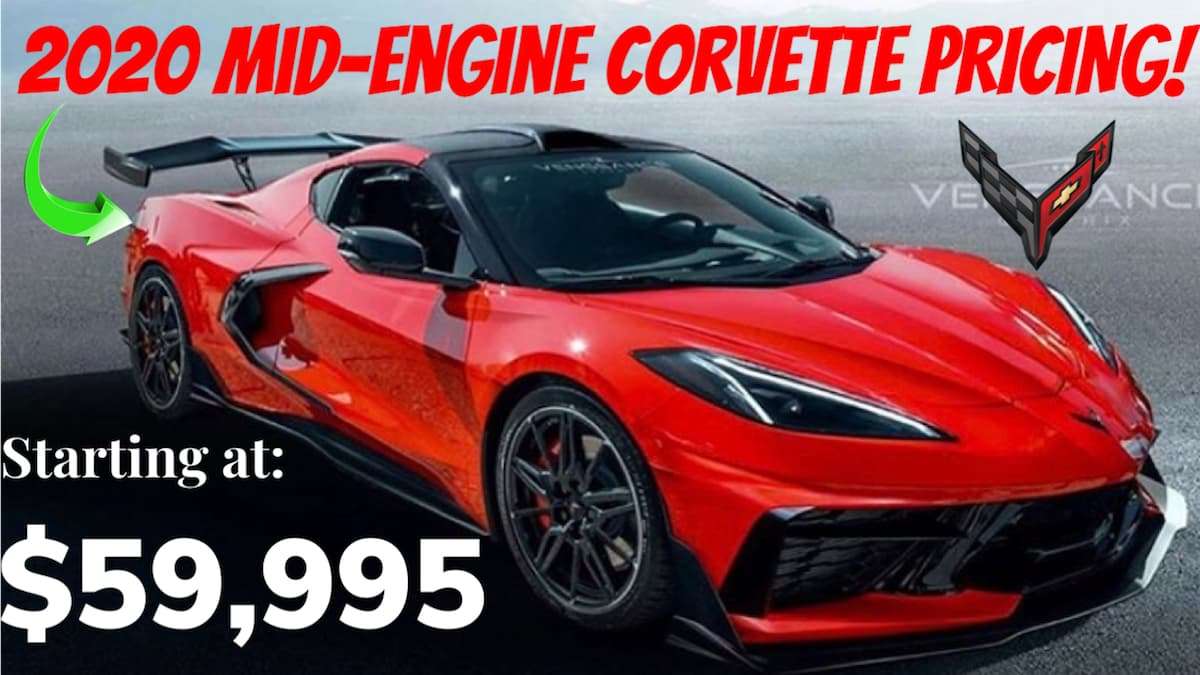 2020 Mid-Engine Red Corvette and its pricing