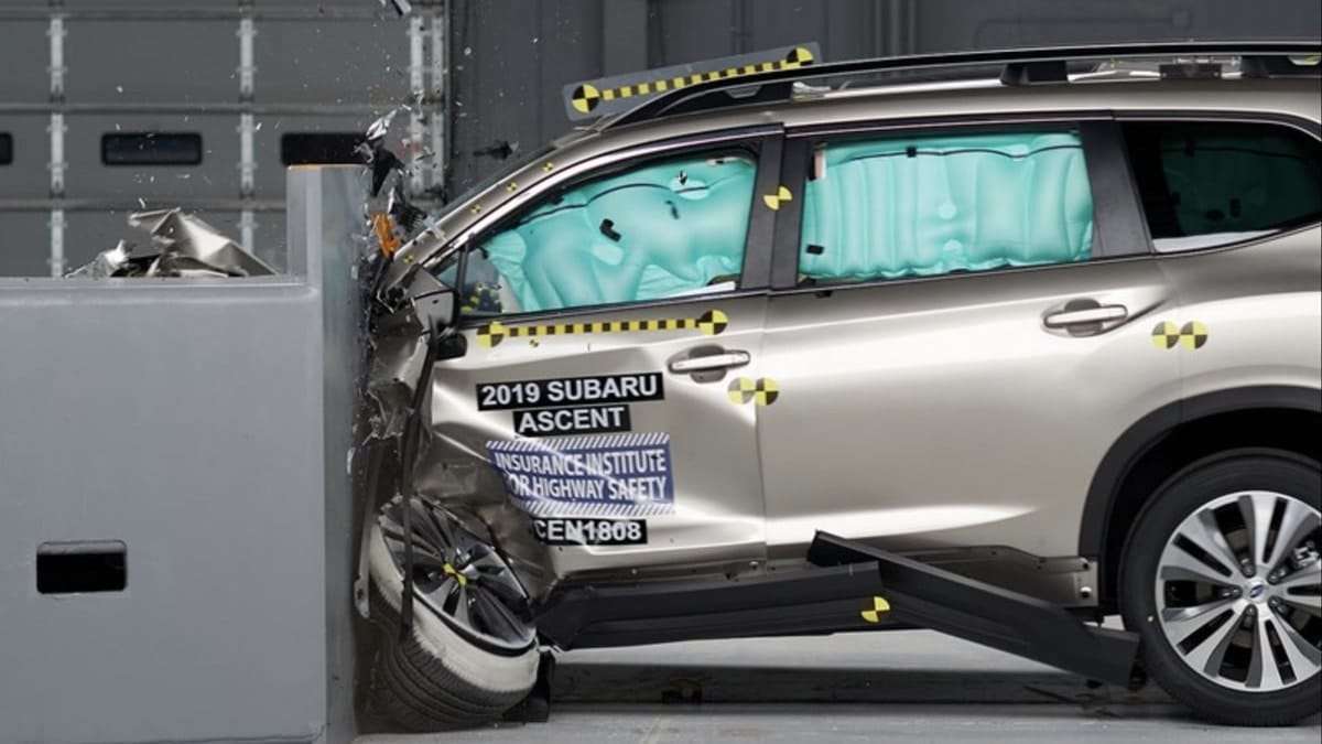 2020 Subaru Outback, Forester, Ascent, new higher-speed IIHS safety crash tests 