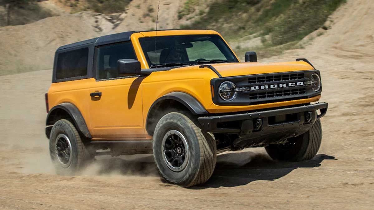 2021 Ford Bronco yellow