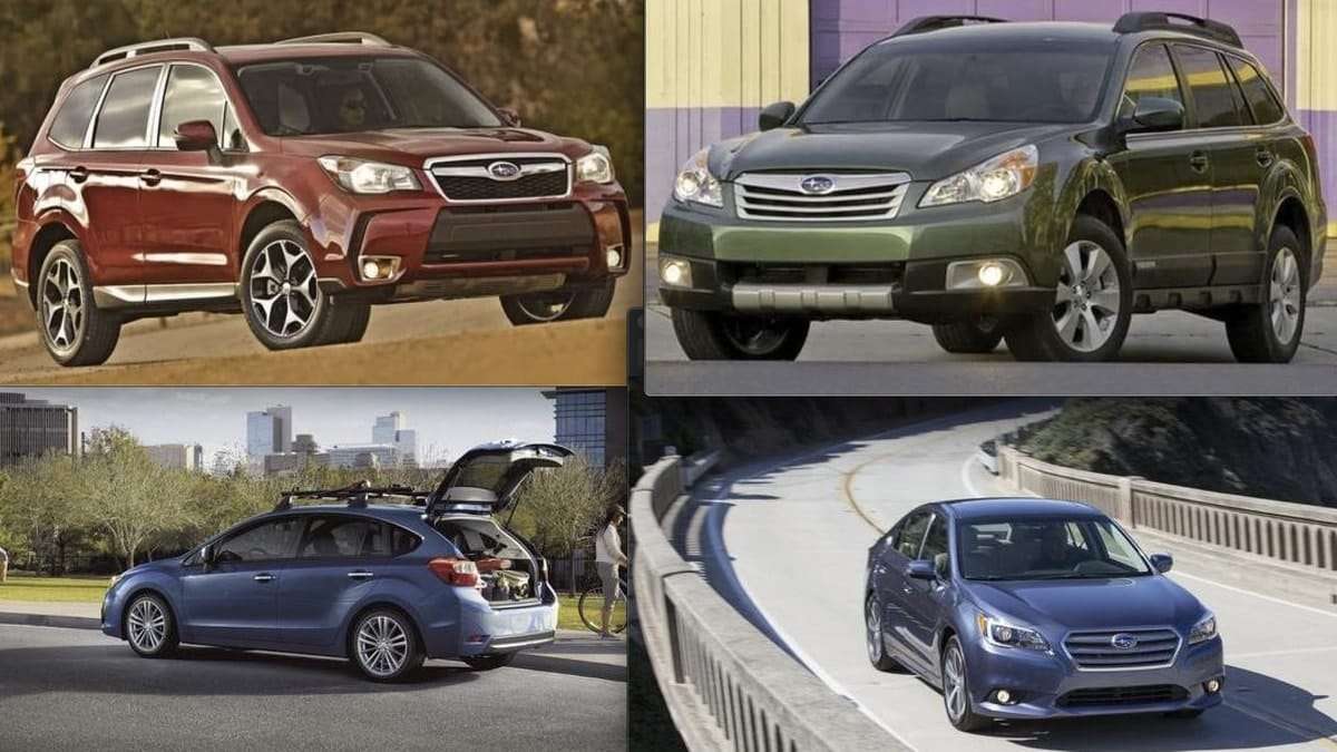 2021 Subaru Forester, 2021 Subaru Crosstrek, 2022 Subaru Outback