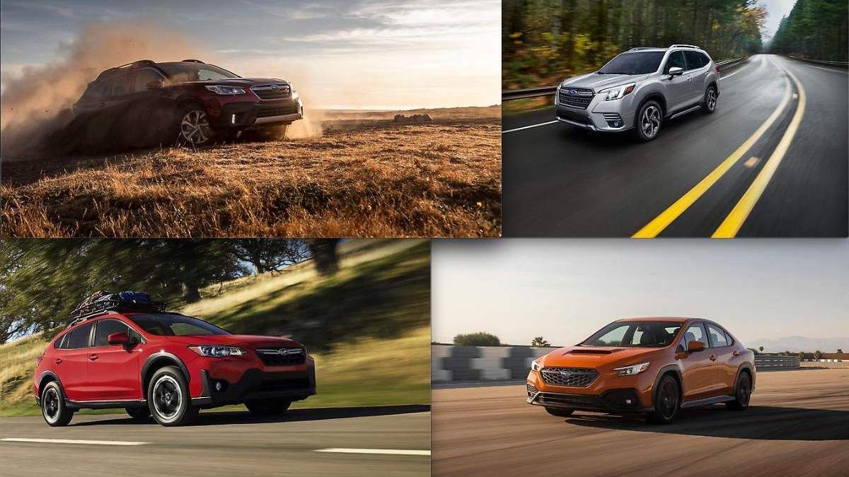 Subaru Outback, Crosstrek, Forester, and WRX