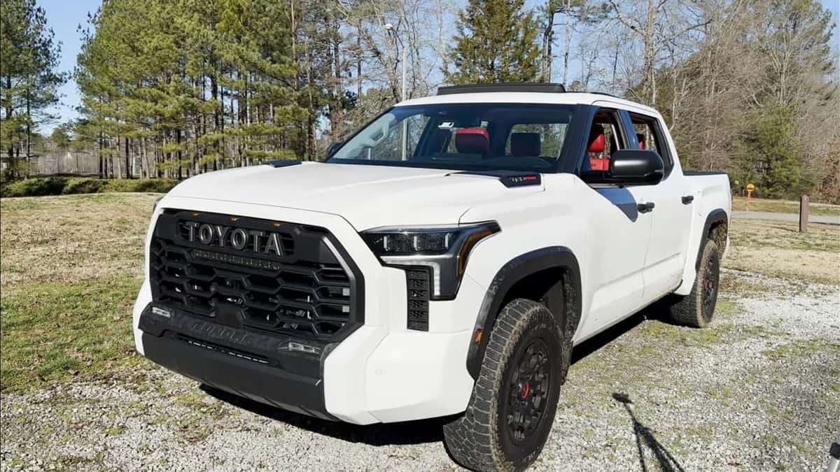 2023 Toyota Tundra TRD Pro Ice Cap - front end